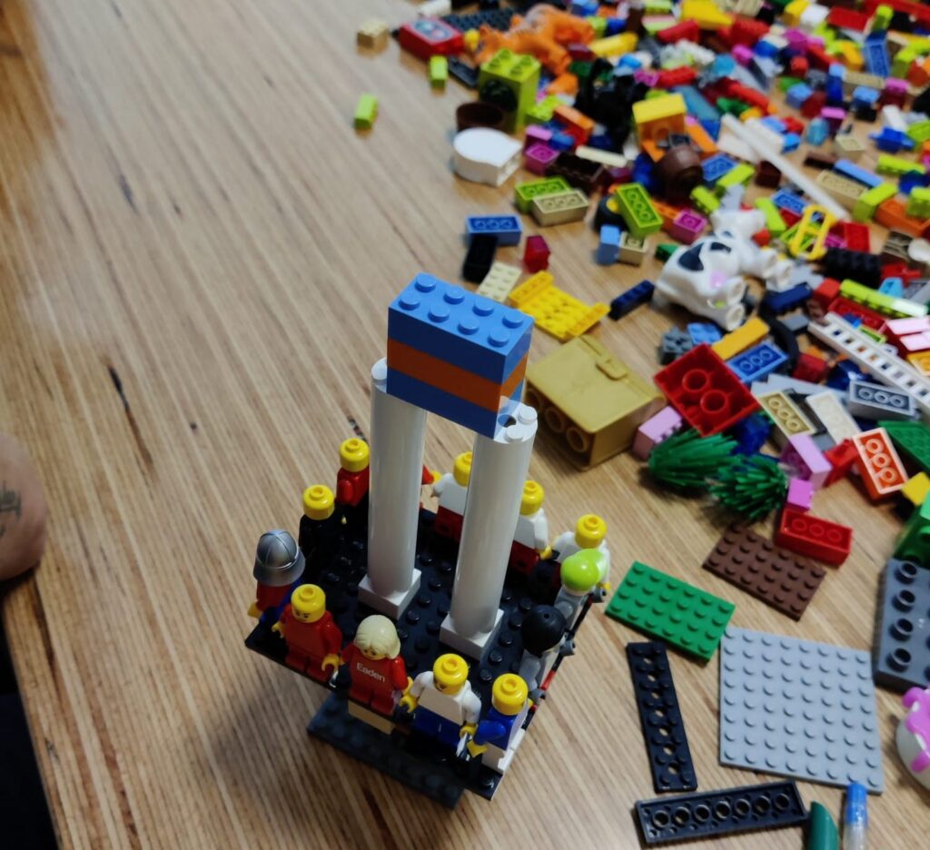 Mision vision y valores con lego serious play